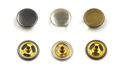 ZJ    銅質四合扣  襯衫扣 細節-3